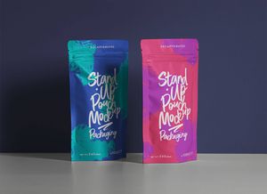 Stand-up Pouch Bag Mockup