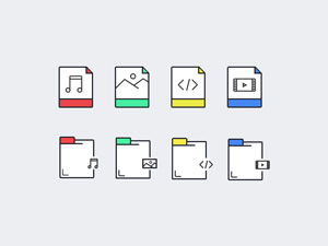 Files and Folders Icons