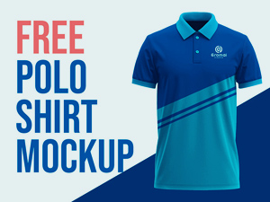 Polo Shirt Mockup Template