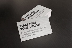 Simple Photorealistic Business Card Mockup