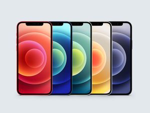 iPhone 12 & Mini Mockup (All Colors)
