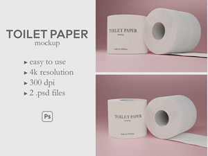 Toilet Paper Mockup<