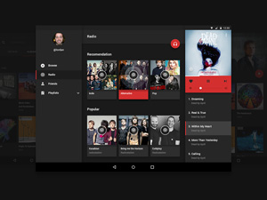 Android Music UI Kit
