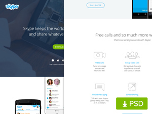 Skype Website Redesign