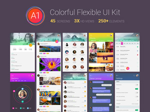 Colorful Flexible UI Kit