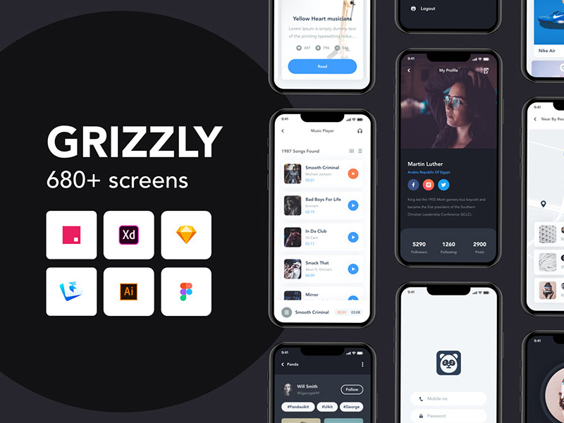 Mobile App UIKIt | Grizzly